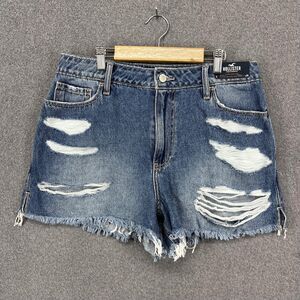 Hollister Shorts Womens 9 W29 Ultra‎ High Rise Vintage Relaxed Mom Distressed